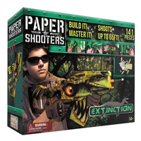 PAPER SHOOTERS Bausatz Tactician Zombie Slayer Spielzeug Gewehr Basteln NEU 