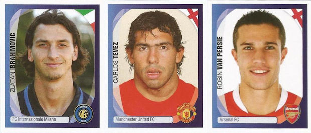 Panini 530 Vladimir Smicer Slavia Praha UEFA CL 2007/08 