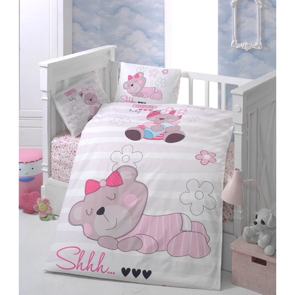 Kinder Baby Babybettwäsche Bettwäsche Baumwolle Kissenbezug Bettbezug bedruckt 