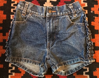 Notify Girls Acid Wash Denim Jean Shorts 4 5 10 NWT $82 