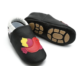 #603 Löwe in beige Liya's Babyschuhe Hausschuhe Lederpuschen 