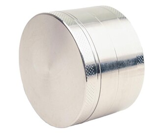 20 50mm Rainbow Stainless Steel Spice Herb Grinder Cylinder 4 Piece Tobacco Mill 