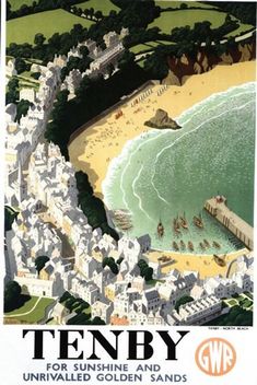 Vintage LMS Prestatyn North Wales Railway Poster A3 A2  Reprint 