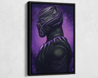A4 A3 A2 A1 A0| Black Panther Digital Art Marvel Poster Print T555 