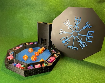 Faltbare Würfeltablett Würfelteller Tabletopspiele Dice Tray für Partyspiel 