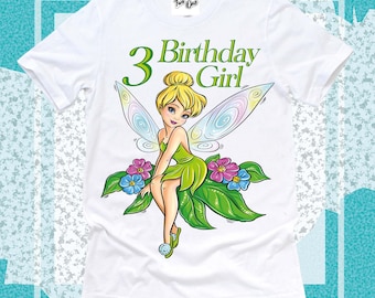 Disney Fairies Tinker Bell Fee kurzarm T-Shirt 