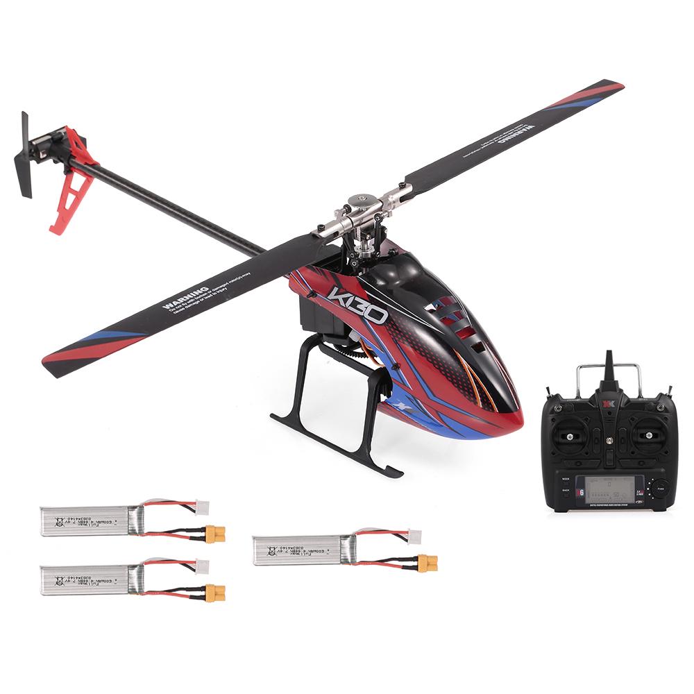 Neuware XK K130 6 Kanal 3D6G Brushless Flybarless Helikopter RTF 