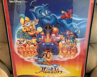 Aladdin Movie Poster Kids Classic Cinema Large Wall Art Print A0 A1 A2 A3 A4 