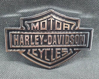 Harley-Davidson® Motorcycles 5.5 inch Chrome and Black Skull Decal CG8123 