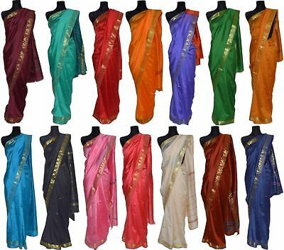 Sari Saree Kleider Indien Hochzeit Orientalisch Karneval Brokat Bollywood 