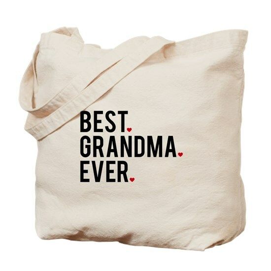 Funny Gift Grandmother Shoulder World's Best Grandma Large Beach Tote Bag 