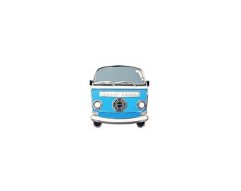 VW Volkswagen Pin Badge Camper Bus Front Edelstahl 