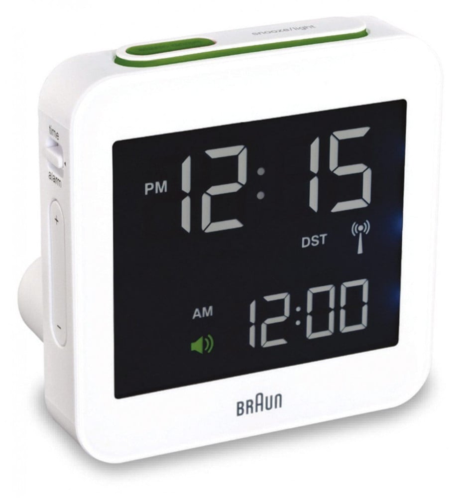 Neu+OVP weiß Braun BNC009WH-RC digitaler Design Funkwecker 66019 