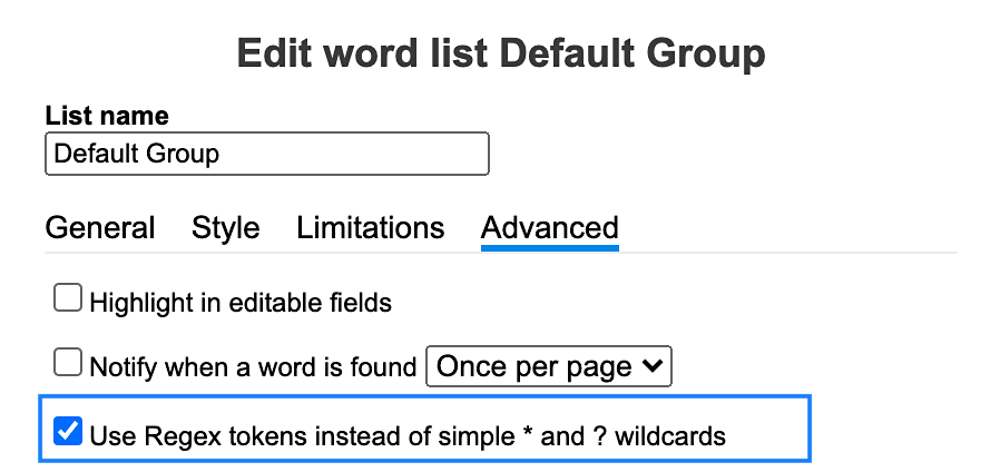 How To Activate Regex Tokens How To Activate Regex Tokens