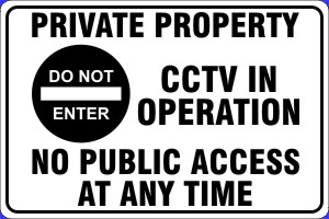 CCTV Surveillance Information Sign A4 210x297mm 1mm Rigid PVC Plastic 