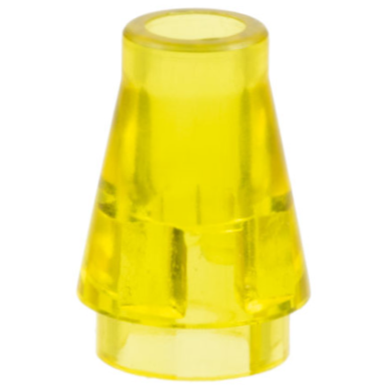 LEGO I x I TRANS BLUE  WITH TOP GROOVE x 10 PART 4589B 