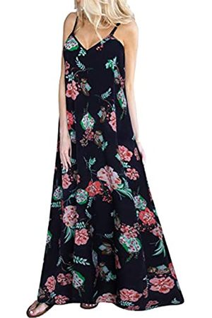 XL 3XL #9 Neu Crinkle Kleid Maxikleid Sommerkleid Women Within Koralle Pink GR 