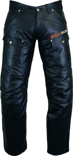 Reiterleder Lederjeans Bikerjeans Lederhose Motorradhose Biker Motorrad Chopper 