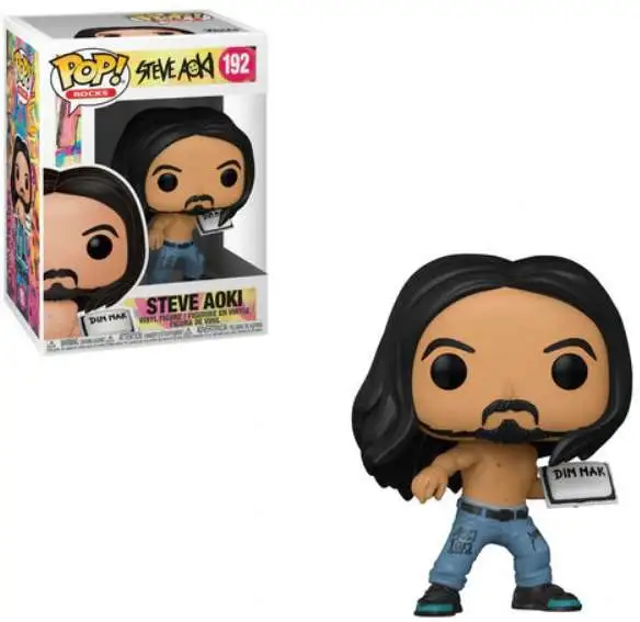 ROCKS VINYL FIGURE #192 POP STEVE AOKI W/ CAKE FUNKO POP 