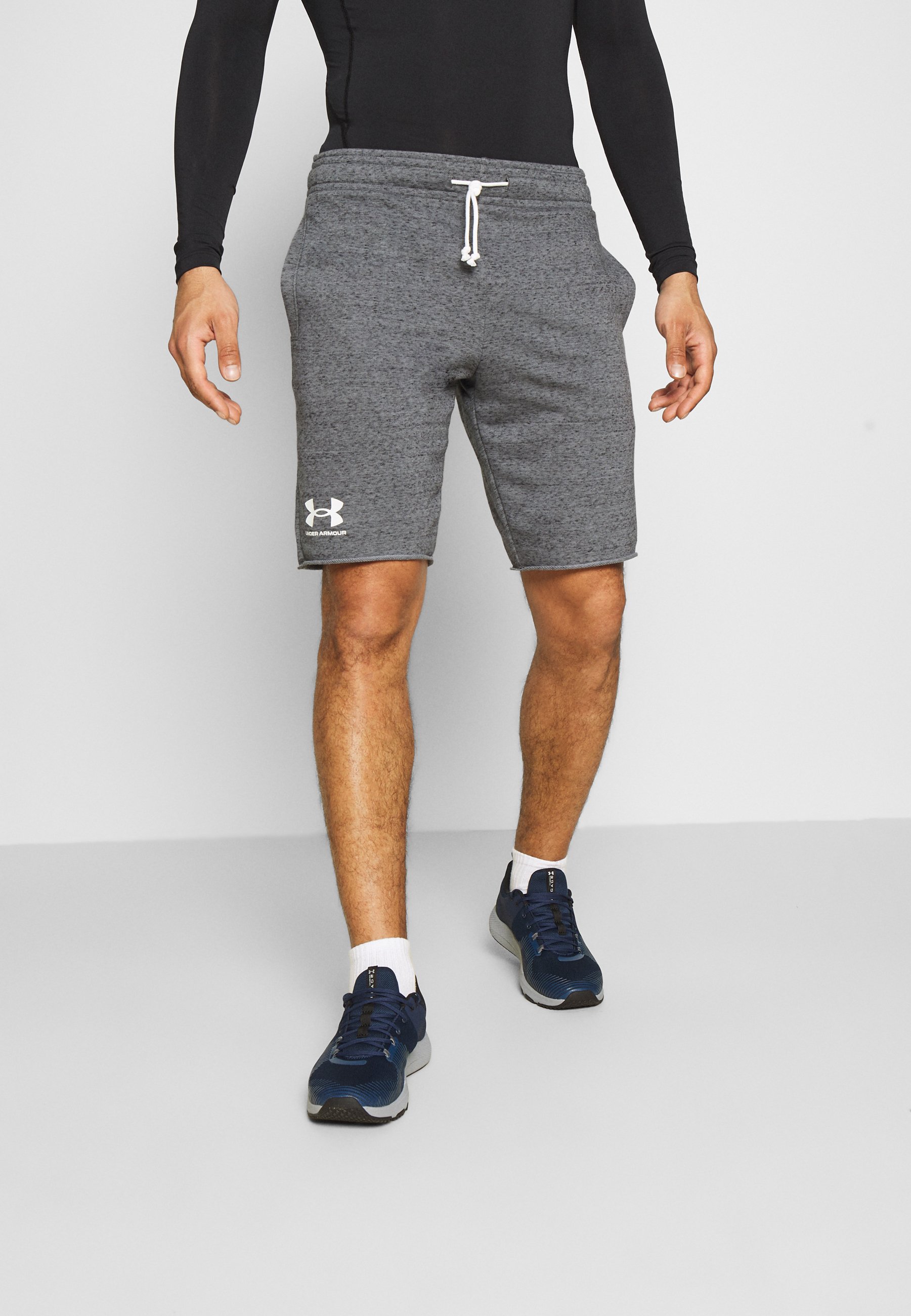 Under Armour Herren Qualifier 2 in 1 Shorts Elastischer Bund Kurze Hose Training 