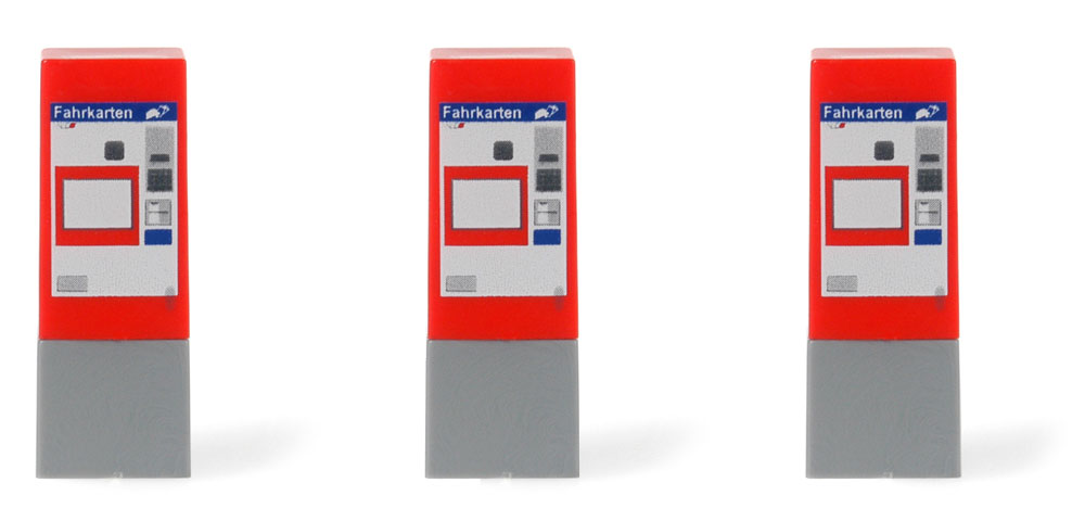 H0 Rietze 70195 Fahrkartenautomat 3 Stueck 