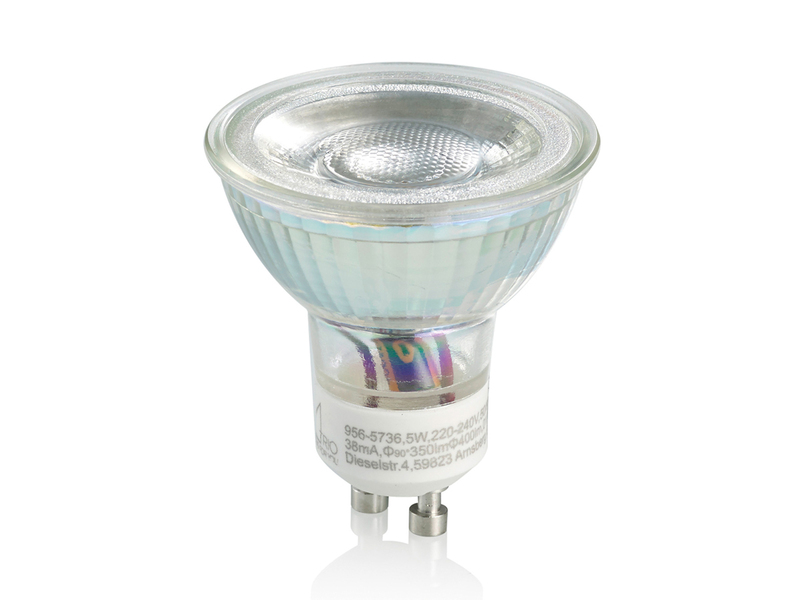 3000 Kelvin GU10 345 Lumen 5er-SET warmweiße LED Leuchtmittel 5 Watt 