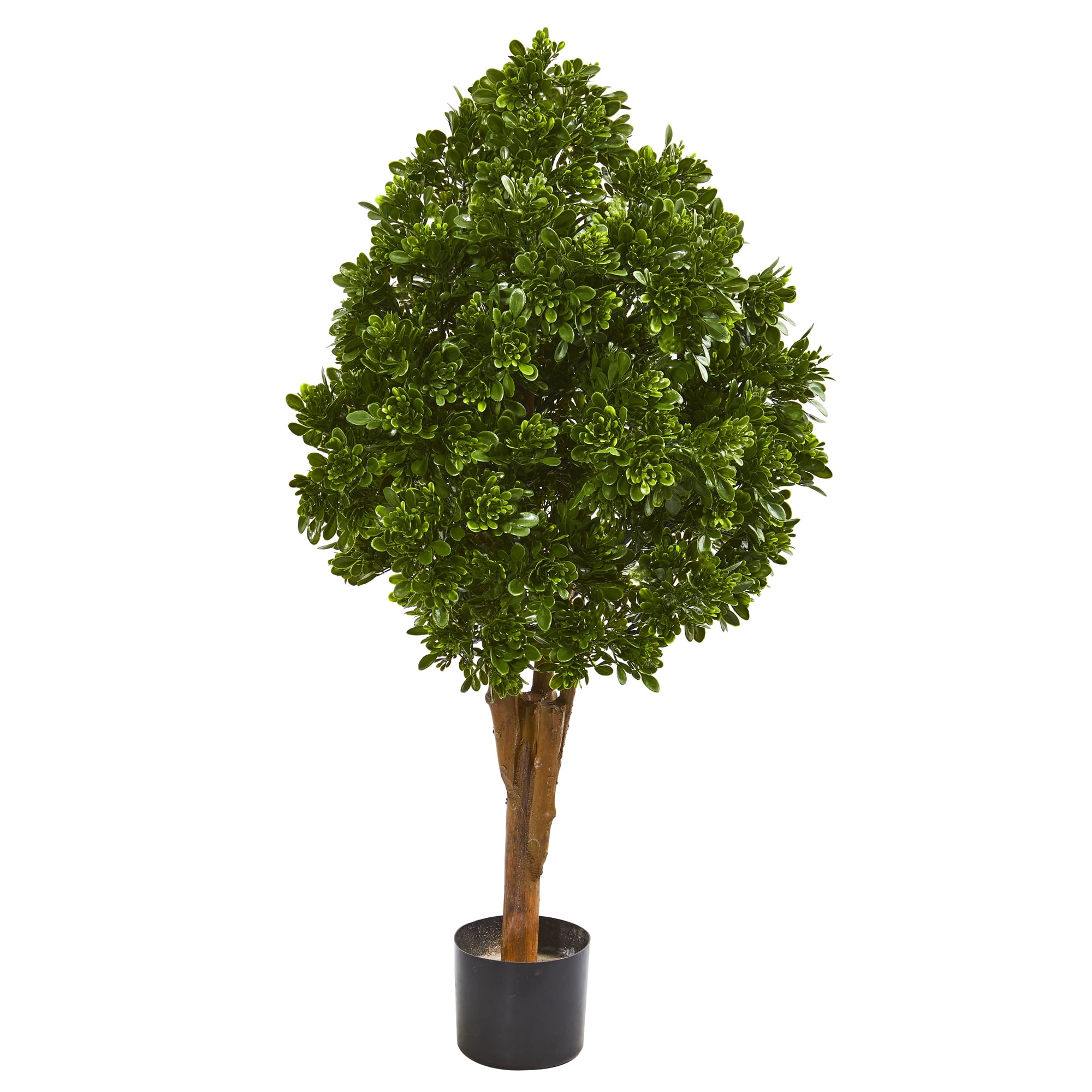 Tea Leaf Artificial Tree UV Resistant Nearly Natural 41” Home Garden Decor 