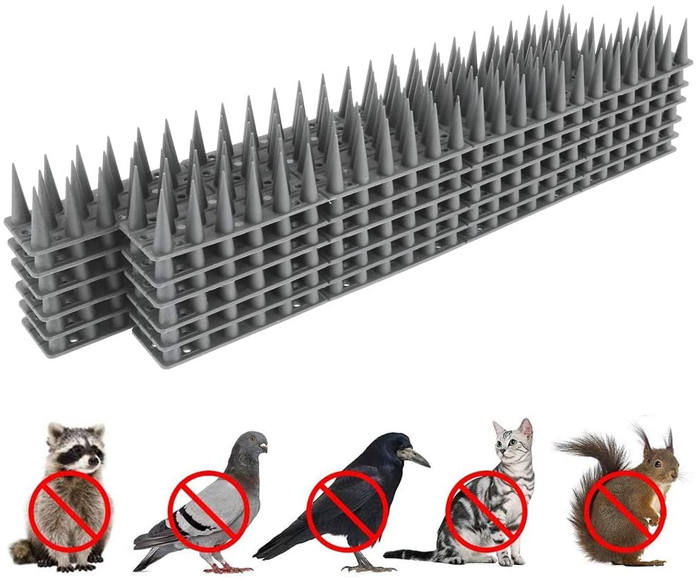 ANTI CLIMB SPIKES x 10 FENCE AND WALL SPIKES CAT REPELLENT INTRUDER DETERRENT 