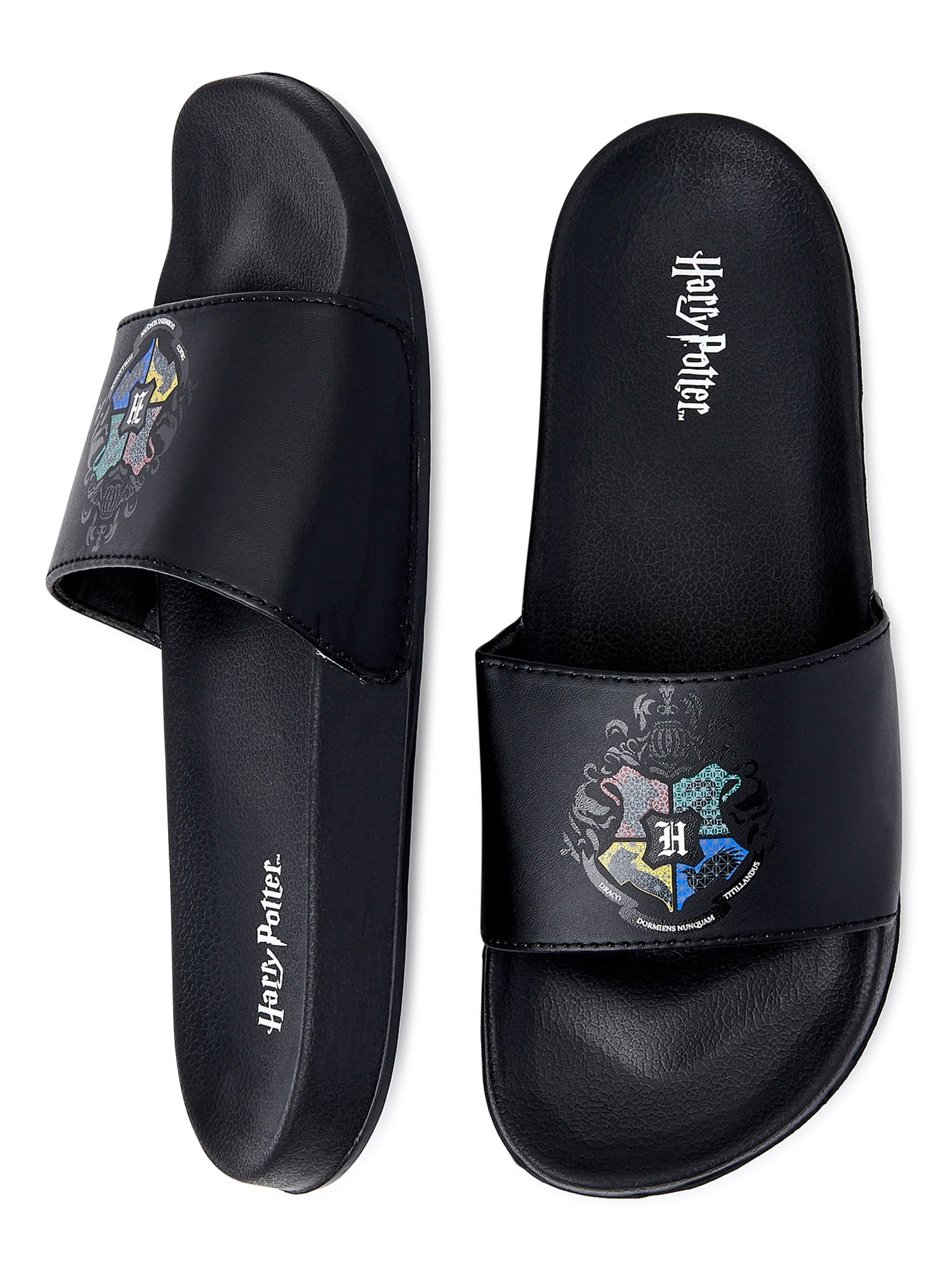 Girls Harry Potter Slippers Hogwarts Mules Indoor Cushioned Shoes Kids Gift Size 