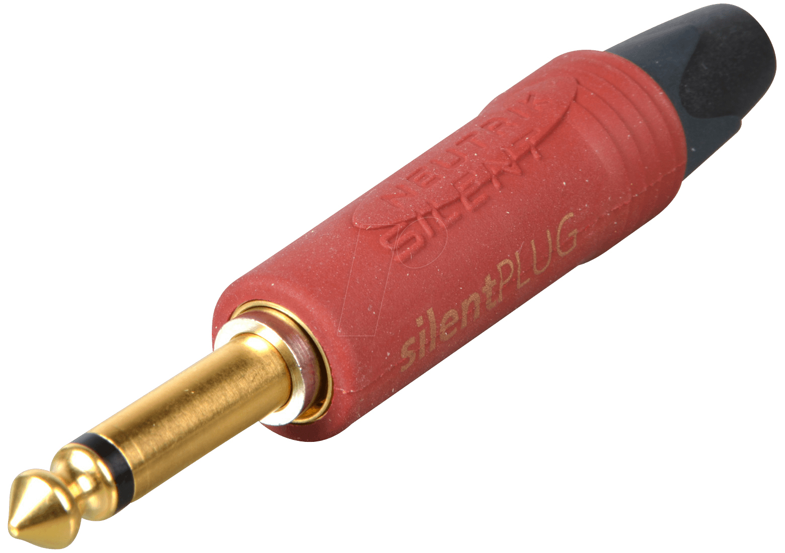 6,35 mm 2-pol gerade NEUTRIK NP2X-B vergoldete Kontakte Klinkenstecker 