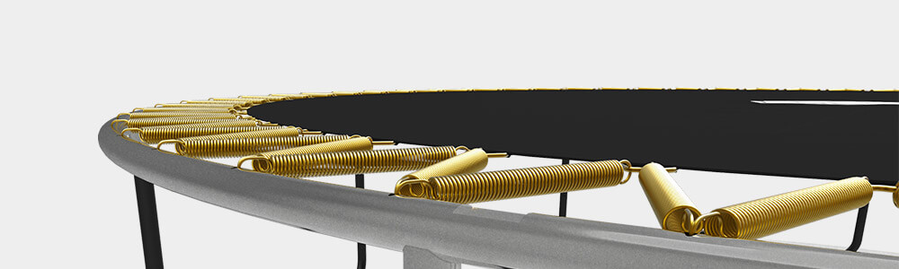 EXIT Trampolin Sprungfeder 3,2x25x140mm Ersatzfeder Zubehör Trampolin 10 Stück 