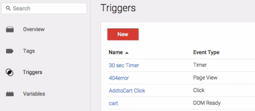 Adding a new Trigger