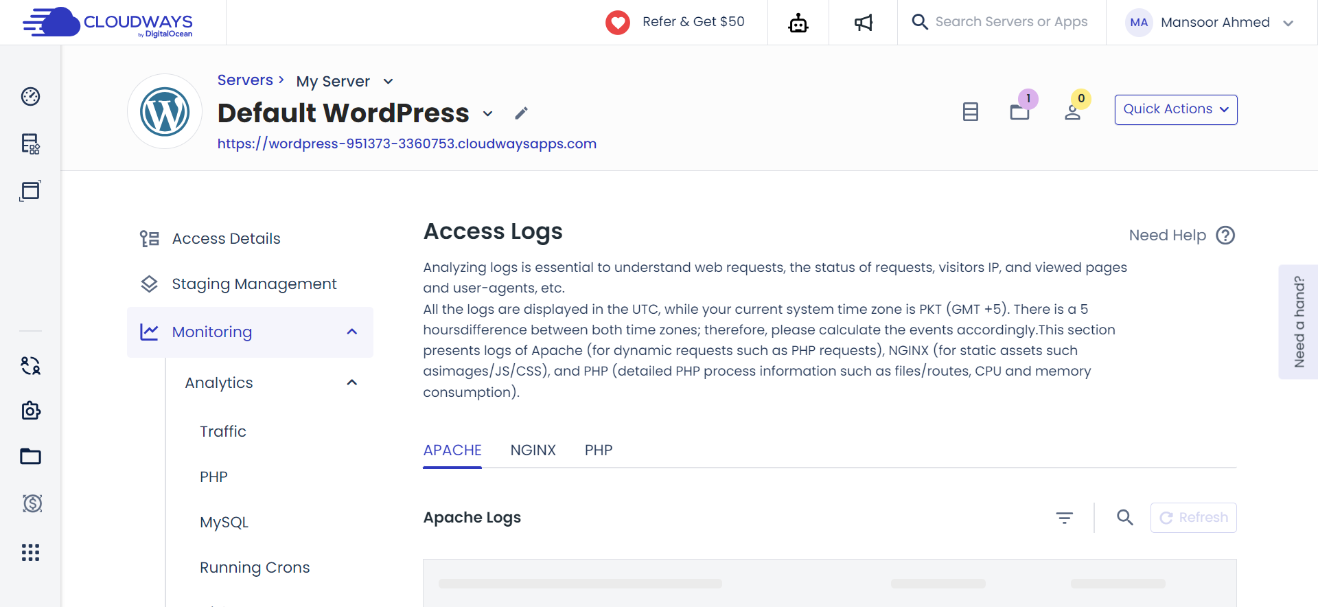 Cloudways Automated Protection with Fail2Ban