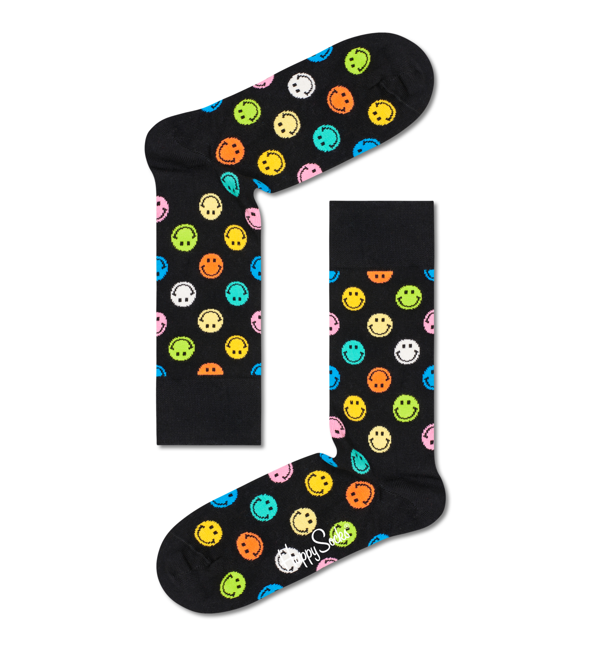 BRYT Combed Cotton Happy Socks 3 Pairs Mix Styles Size EU 36-40 UK 3.5-7 NEW 