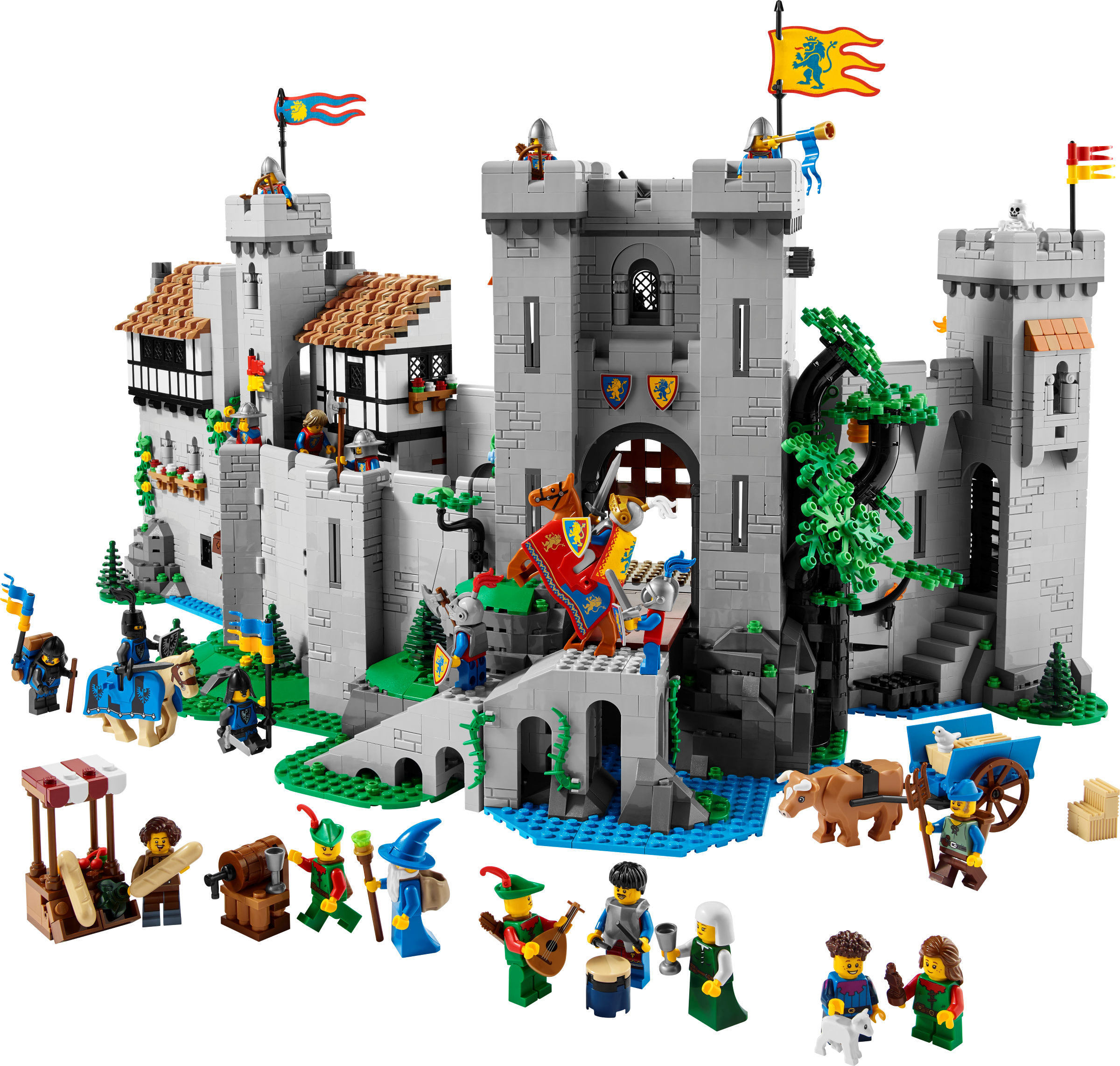 Lego® Castle Zubehör 1x Fahne Flagge 8x5 Lion Royal Knights aus Set 6090 2 