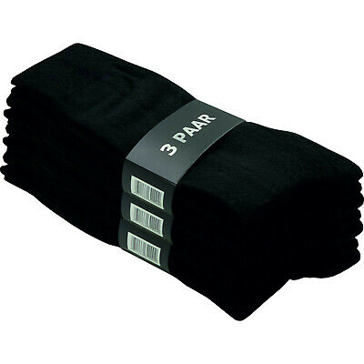 20 Paar Herren Anzug Socken schwarz 100% Baumwolle ohne Naht handgekettelt 