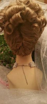 Victorian/ edwardian Gibson style lace front wig sass choice of colors 