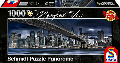Puzzle Manfred Voss 1.000 Teile Leuchtt Schmidt Spiele 59622 Panoramapuzzle 