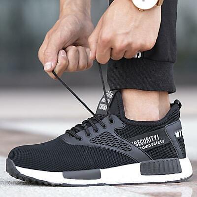 37-46 Herren Damen Sicherheitsschuhe Stahlkappe Turnschuhe Sneaker Arbeitsschuhe 