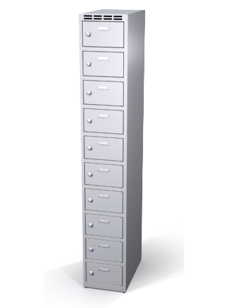 Schließfachschrank Wertfachschrank Fächerschrank mit 10 Fächern #24934 