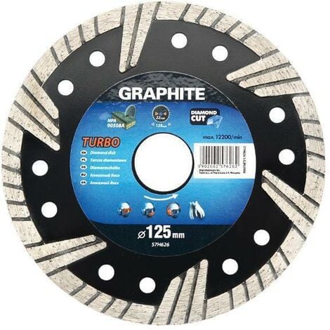 Diamanttrennscheibe Diamantscheibe Trennscheibe Ø 180 mm Trockenschnitt Turbowaw 