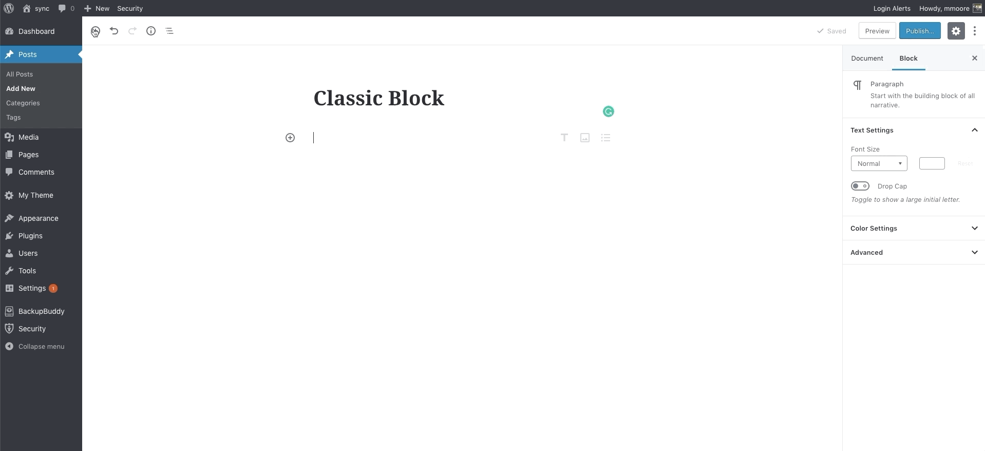 WordPress Classic Editor Plugin