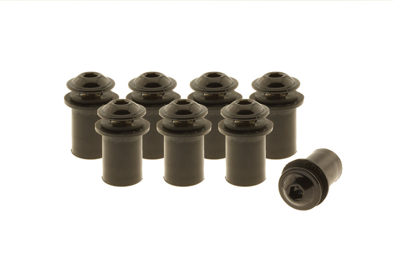 10Stk M5x15mm Motorrad Windschutzscheibe Verkleidungsmutter Schrauben Ersatz 