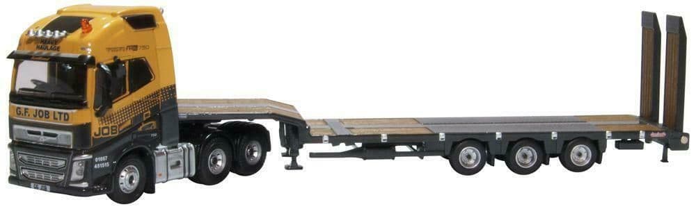 OXFORD DIECAST GF JOB NOOTEBOOM LOW LOADER TRUCK TRAILER MODEL 76VOL4009 1:76 