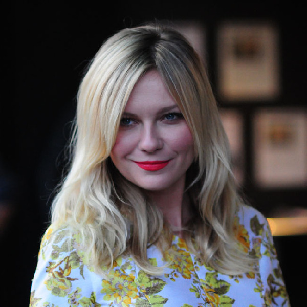 Kirsten Dunst Blonde Maske aus Karton 