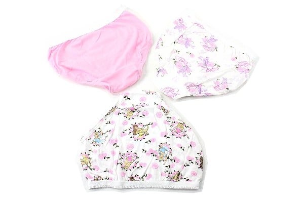 Size 2 Hanes girls ShowToons Walt Disney Bambi Underwear Briefs Vintage 1984 