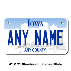 Iowa 1996 Personalized Custom License Plate Car Motorcycle Bike 