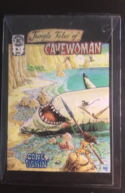 Cavewoman SNOW #1 Budd Root limited 750 COA VF+/NM+ 