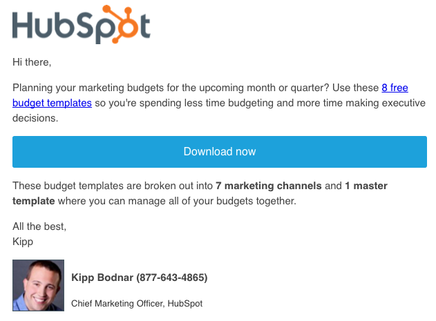 A HubSpot Plain Text Email Sample Message A HubSpot Plain Text Email Sample Message