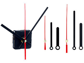 Zeiger Uhr Quarz Uhrwerk mit 3 Kunststoff Zeigersätzen Quarzuhrwerk Quarzuhr 